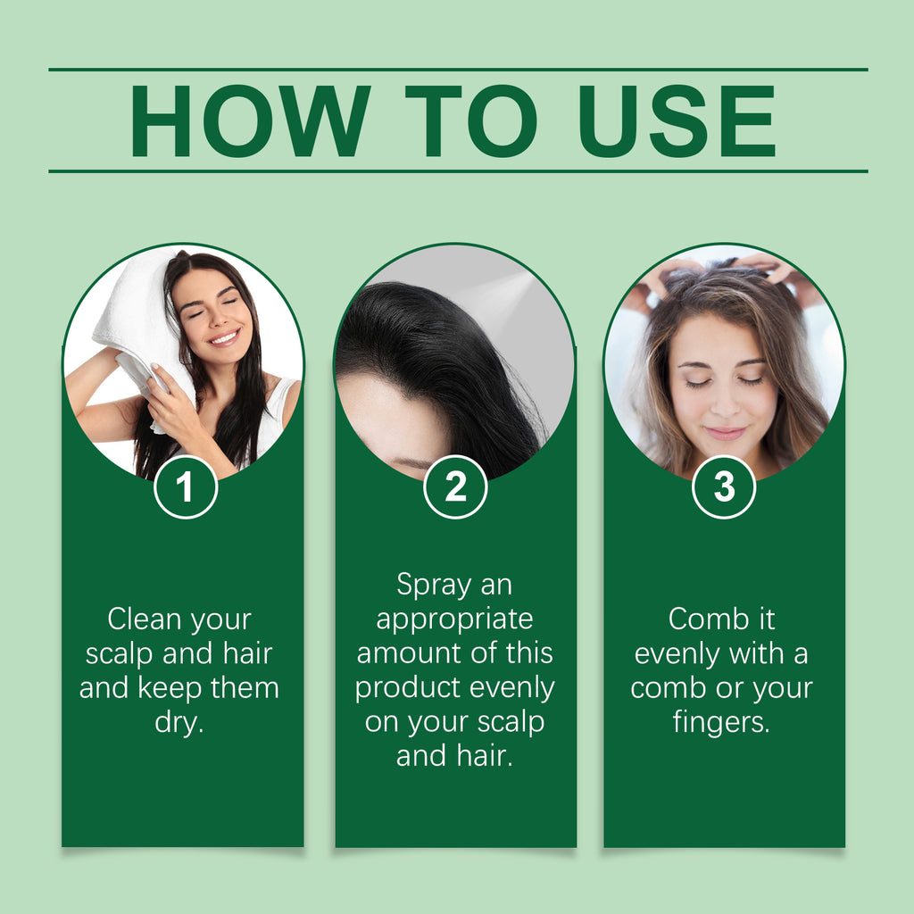 Hoegoa Rosemary Hair Care Spray, For Scalp Pores For Men And Women Moisturizing Hair Care Nutrient Solution