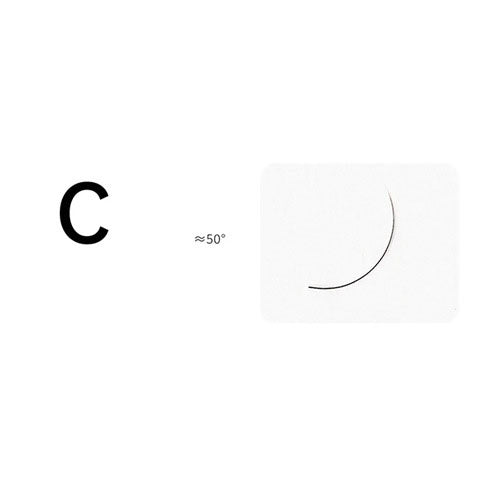 Weaving baby curved false eyelashes flowering planting eyelashes Y-shaped grafting false eyelashes