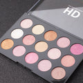 Romantic Beauty 15 Couleurs Multi-Couleurs Enlumineur Perle Fard à Paupières Maquillage Couleur Visage Nez Et Cou Finition