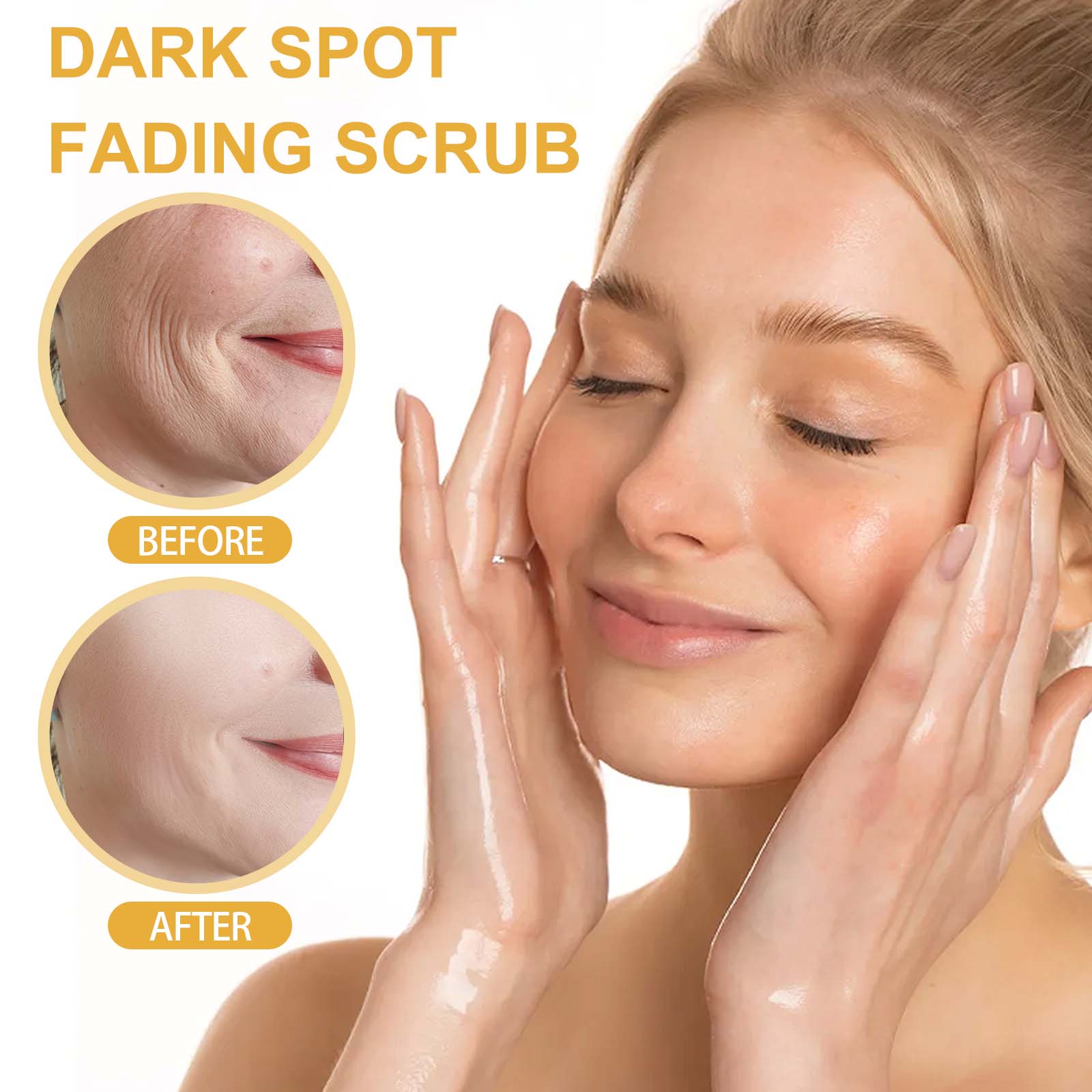 Turmeric Exfoliating Facial Scrub For Deep Cleansing Of Delicate Pores And Beauty Cleansing Treatment