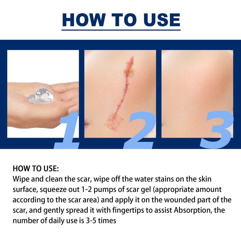 Scar Repair Gel, Repair Moisturizes Skin Smooth Scar Care Gel
